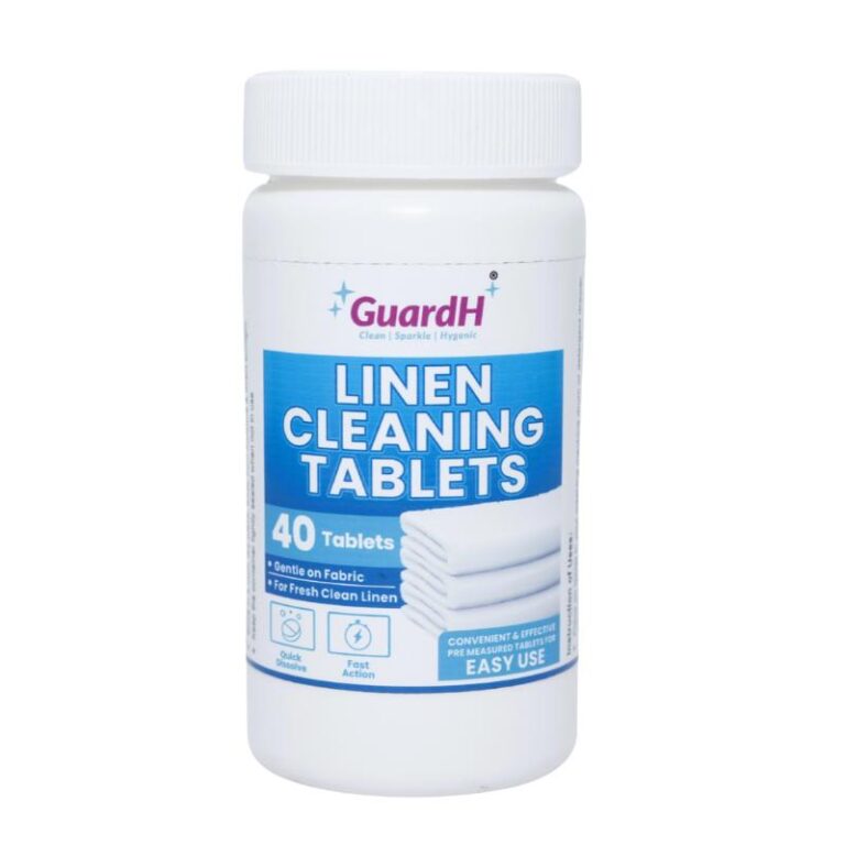Linen Cleaning Tablets – GuardH LLP | Bleach Tablets | Descaler Tablets ...